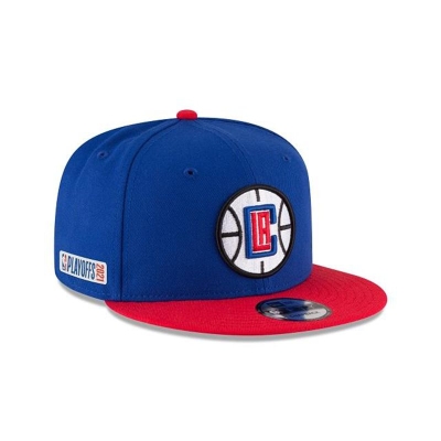 Yellow Los Angeles Clippers Hat - New Era NBA Playoff Side Patch 9FIFTY Snapback Caps USA9465108